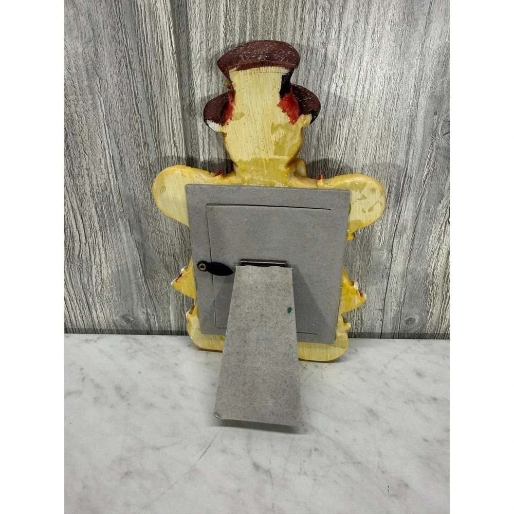 Treasured Times Gingerbread Man Picture Frame Holiday Christmas Decor 2.5x3.5